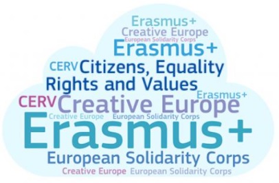 Erasmus+ program logo 2021-2027