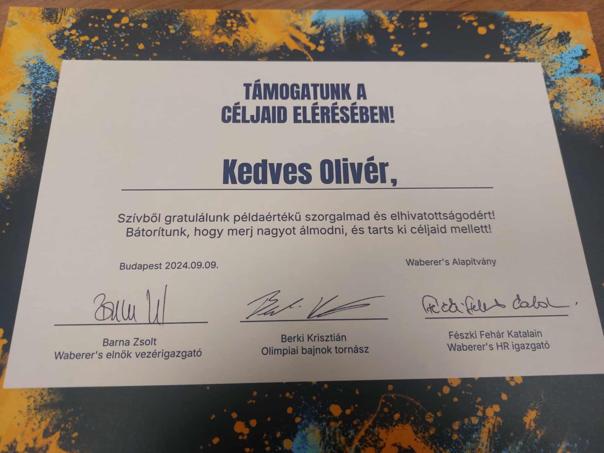 Waberer's ösztöndíj